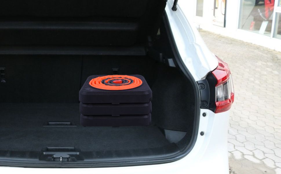 Collapsible Cone is ideal for safety and emergency situations; Collapses to just 2-1/2" making it easy to store in the trunk of a car or storage box;