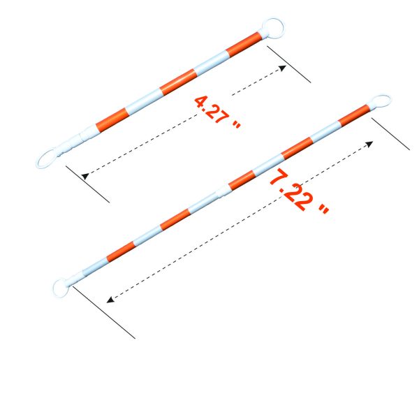 Traffic Cone Bar 4 to 9Ft Retractable：Product dimensions