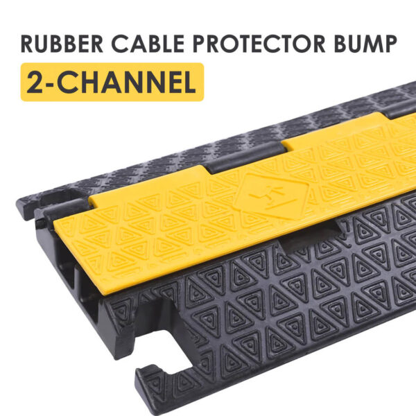 RUBBER CABLE PROTECTOR BUMP 2-CHANNEL