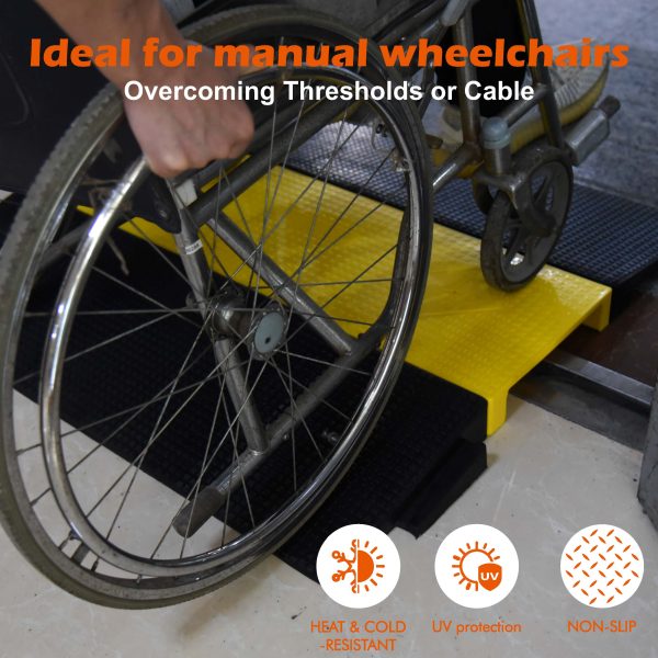 Ideal for mahual wheelchairs. Resistant to high and low temperatures, anti-ultraviolet, anti-slip, and corrosion-resistant.