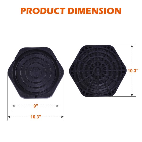 RV Leveling Pads Product Dimension