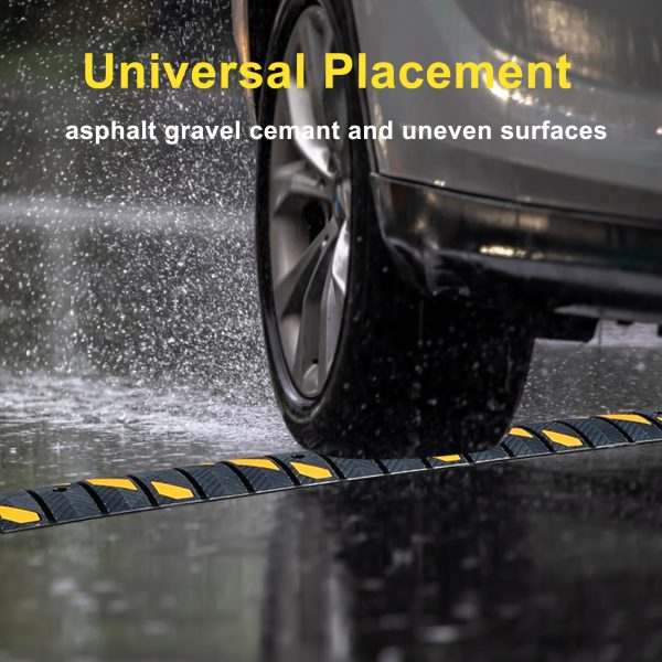 Universal Placement asphalt gravelcemant and uneven surfaces.